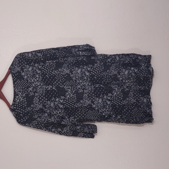 LIGHTLY USED OLD NAVY MINI DRESS 3/4 SLEEVE SIZE M COLOR BLACK AND WHITE - Picture 10 of 10